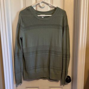 Market & Spruce Olive Crew Neck Sweater